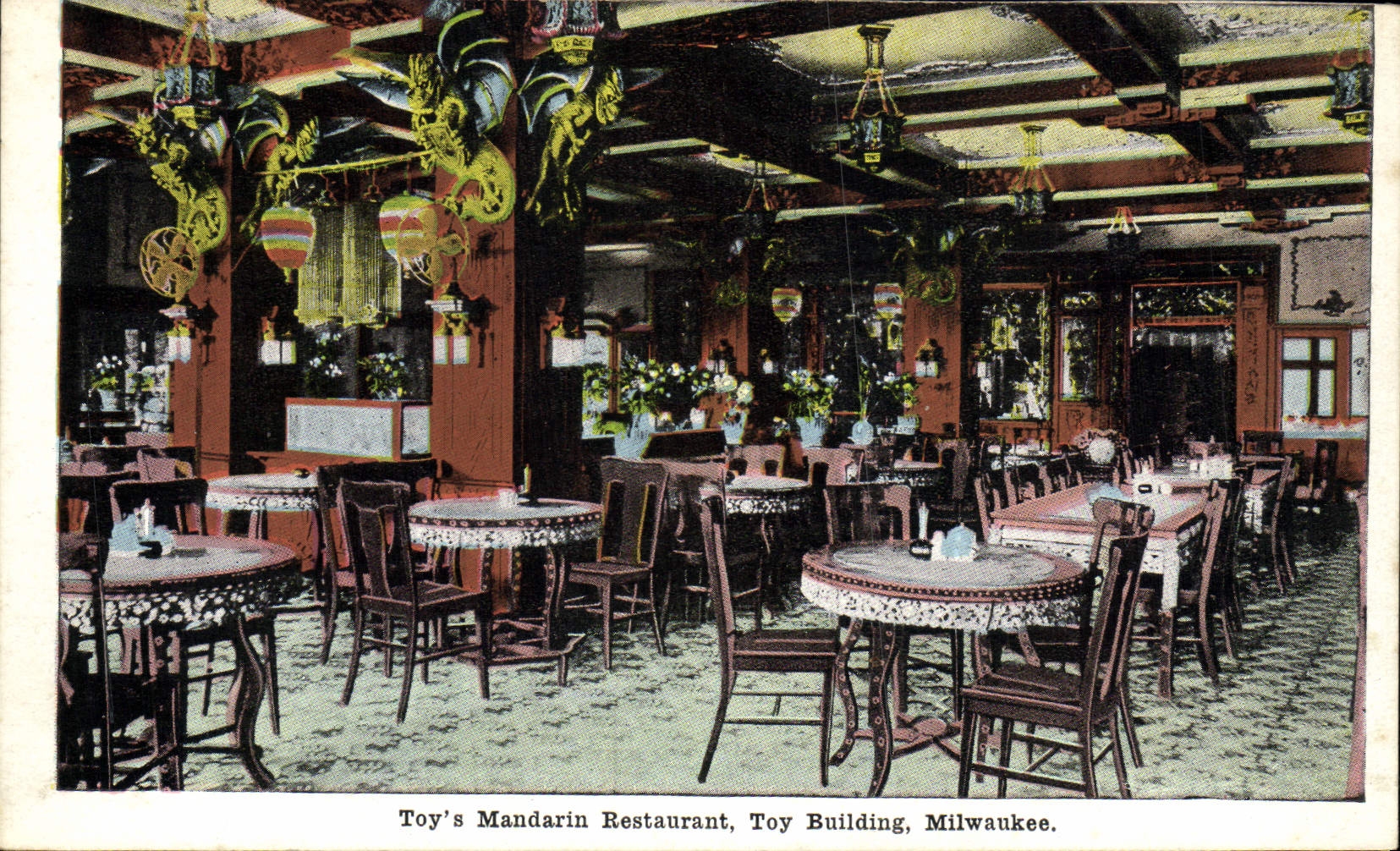 CPA Toy's Mandarin Restaurant Toy Building Milwaukee Chine China
