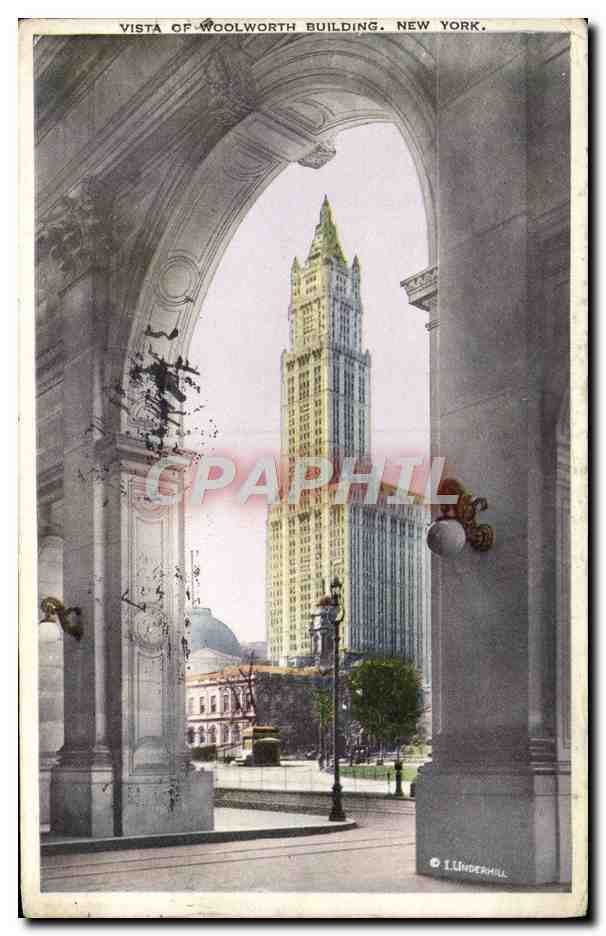 CPA Vista Of Woolworth Building New York