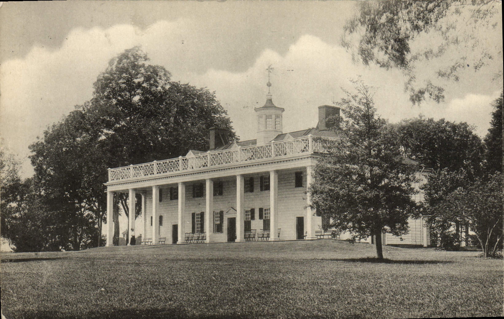 CPA Mount Vernon Home Of George Washington In