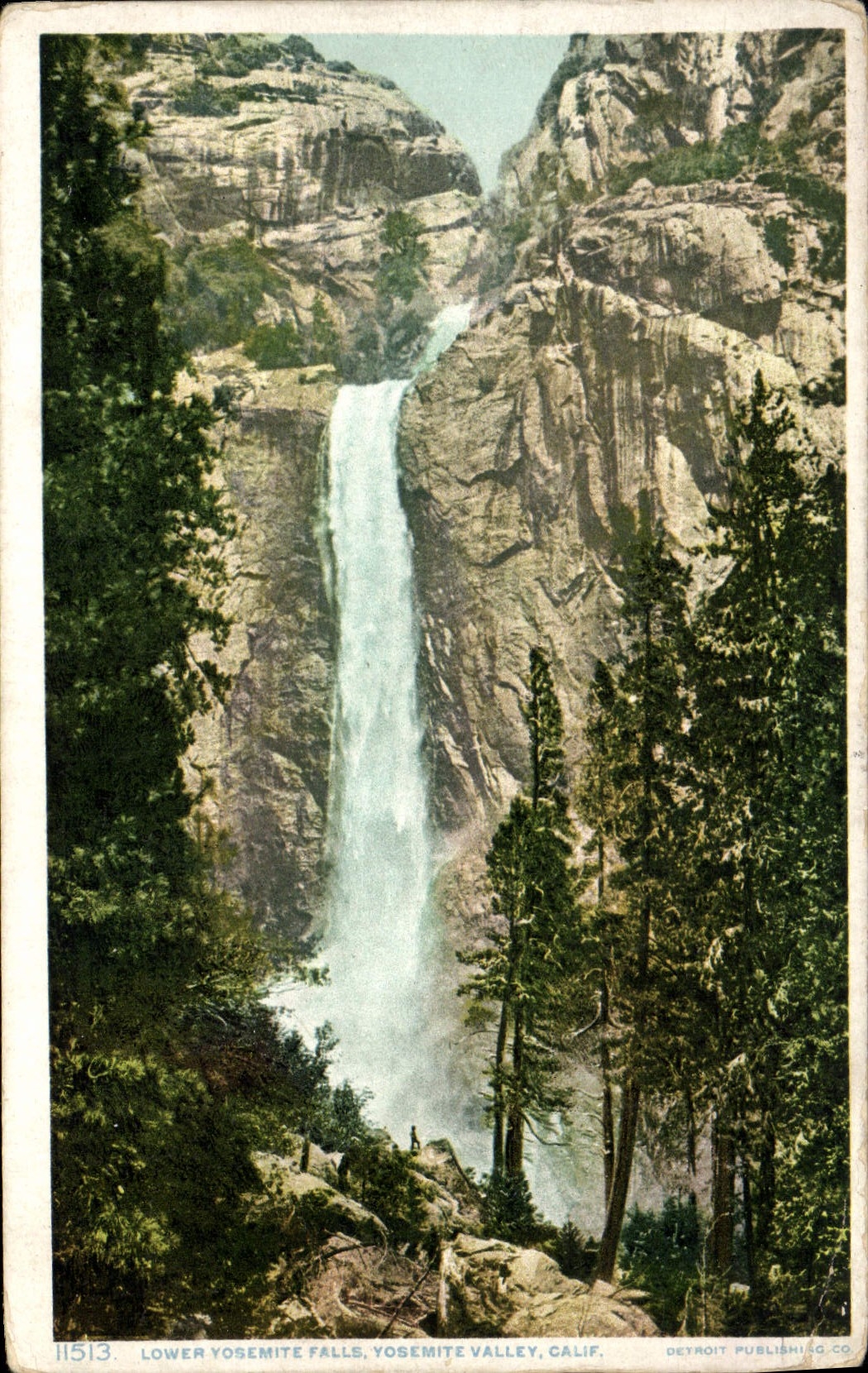 CPA Lower Vosemite Falls Yosemitz Valley Calif