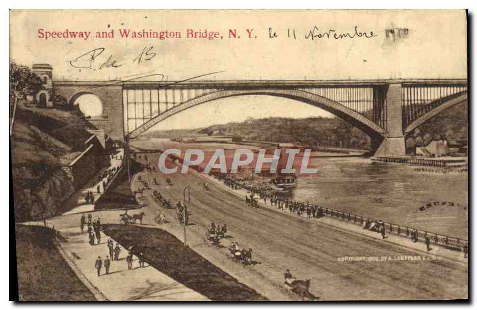 CPA Speedway And Washington Bridge N Y