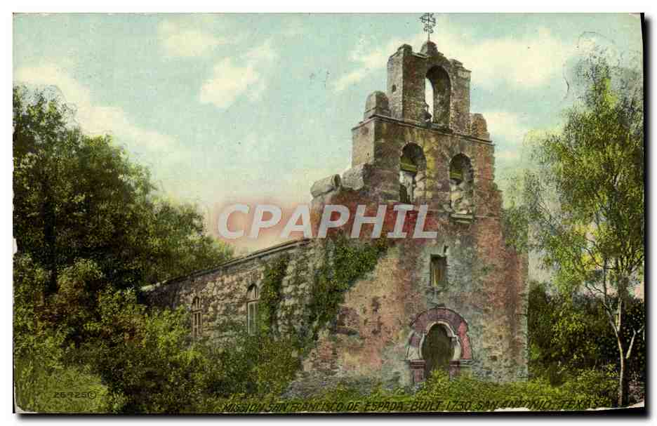 CPA Mission San Francisco Espada Built San Texas