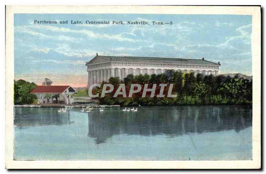 CPA Parthenon And Lake Centennial Park Nashville Tenn