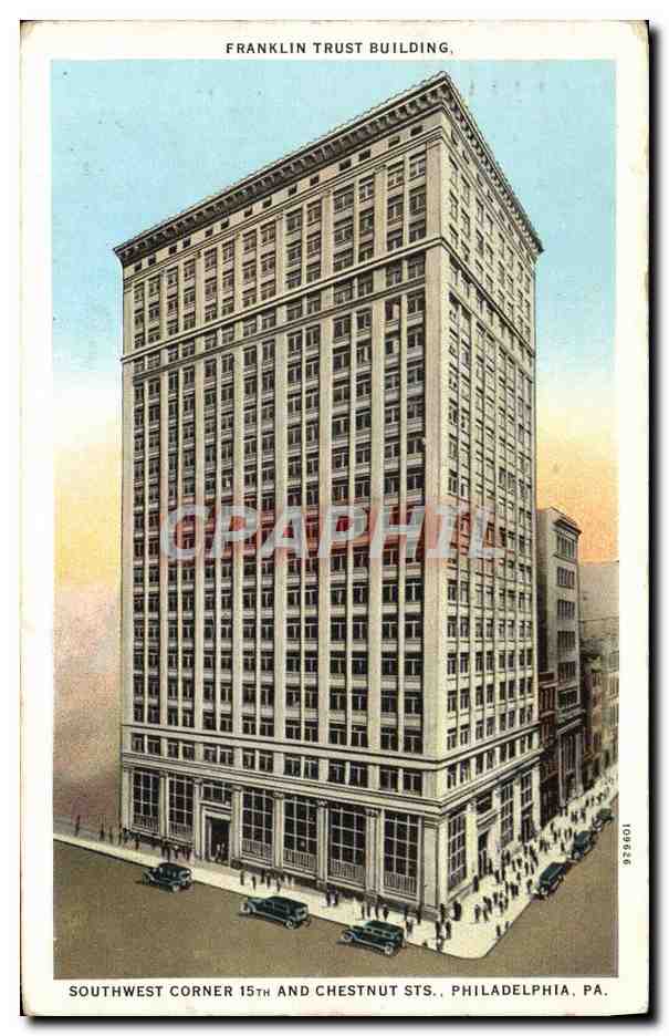 CPA Franklin Trust Building Southwest Corner And Chestnut Sts Philadelphia Pa