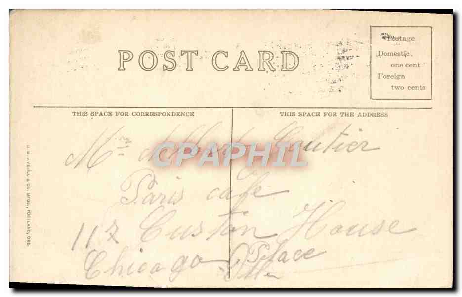 CPA Rooster Rock And Salmon Cannery Columbia Rivers — Back