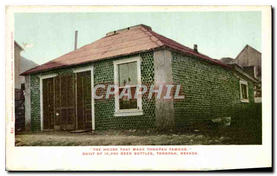 CPA The House That Made Tonopah Famous Toponhah Nevada