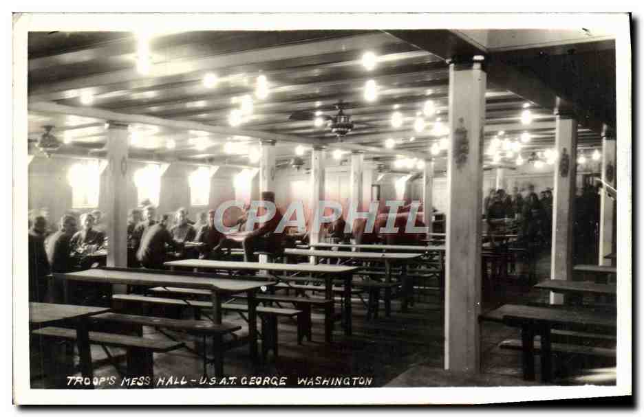 CPA Troop's Mess Hall George Washington Bateau 