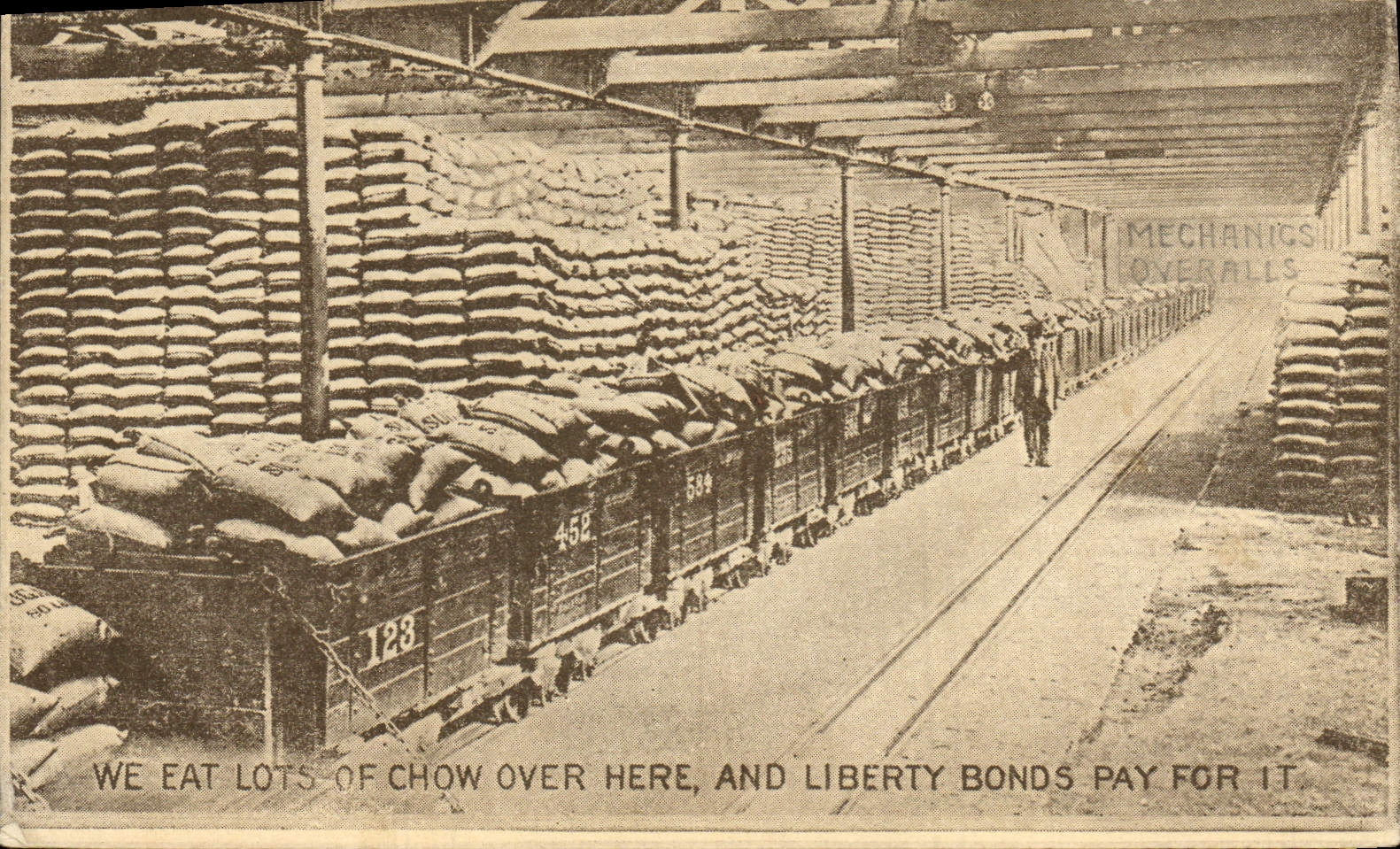 CPA We Eat Lots Of Chow Over Here And Liberty Bonds Pay For Militaria