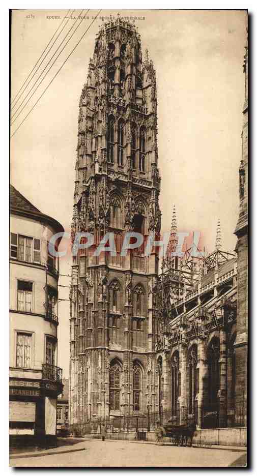 Rouen — La Torre del Burro Cattedrale — Planelle