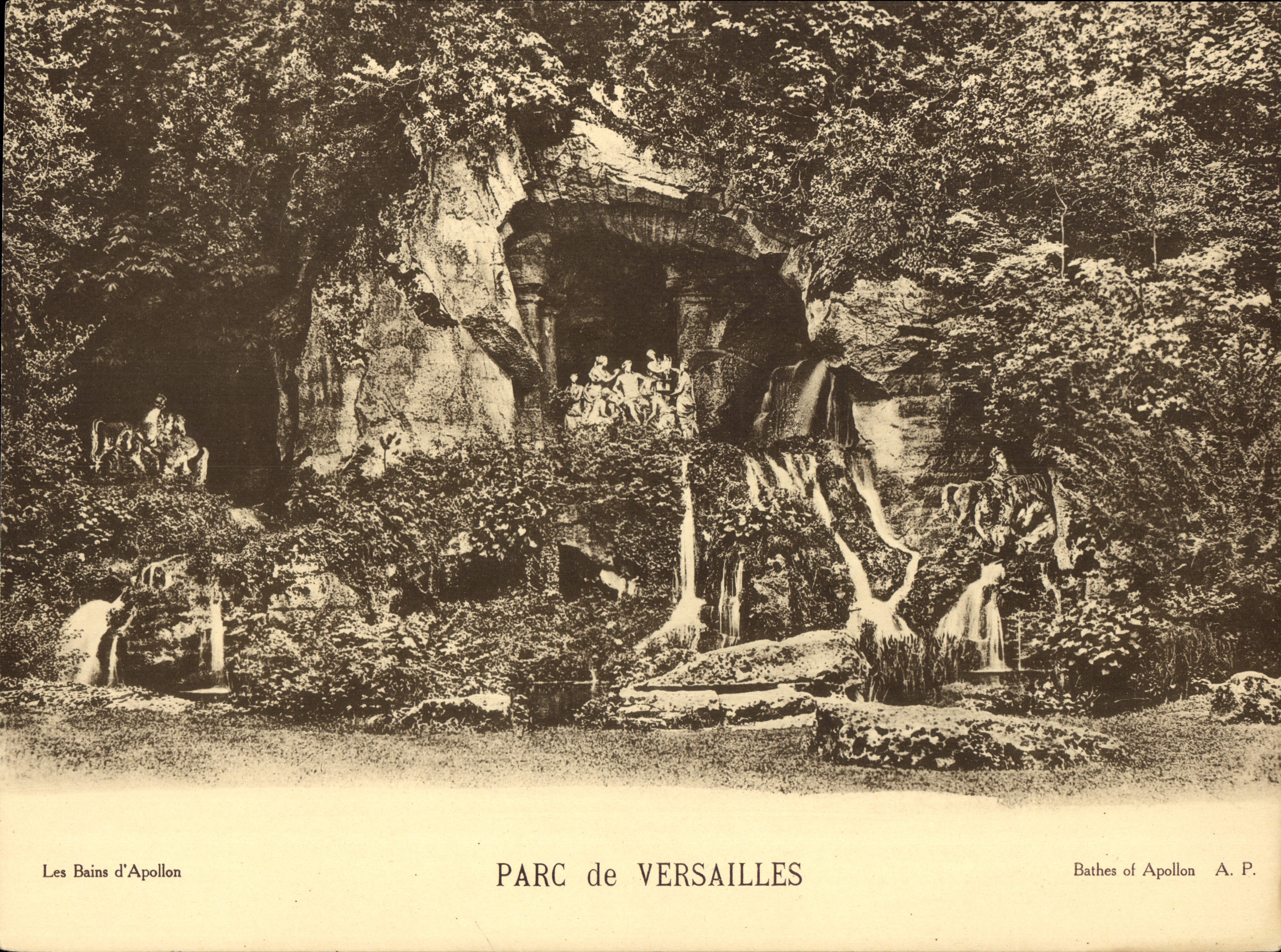 Les Bains d'Apollon — Parc de Versailles — A.P.