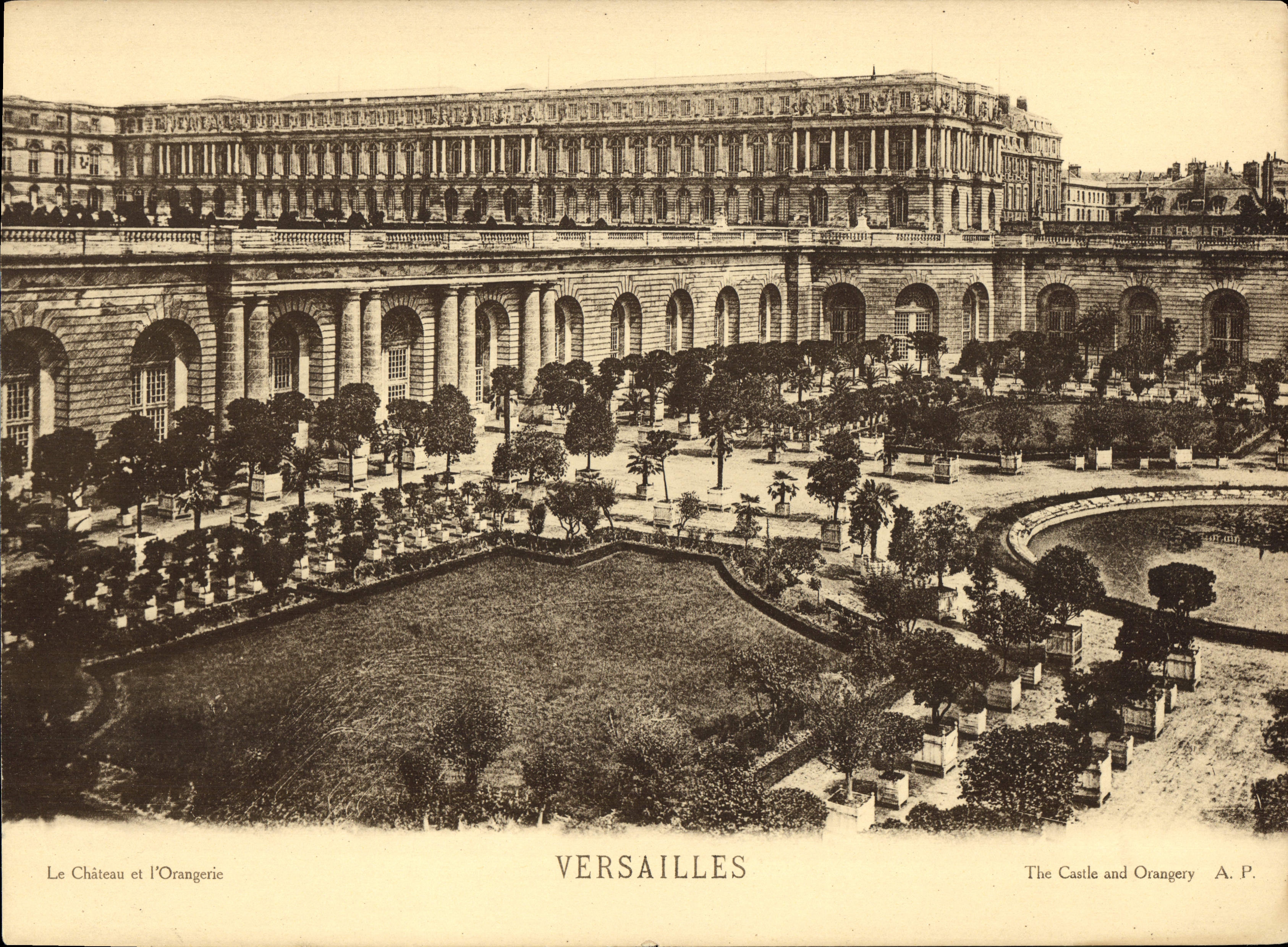 Versailles — Le Château et l'Orangerie — A.P.