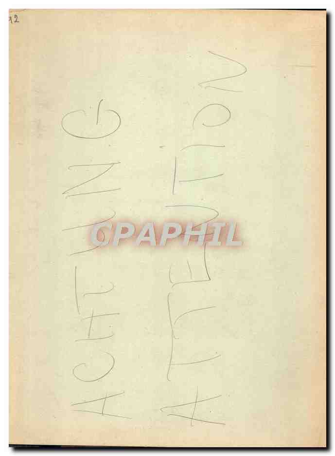 CPA Grand Format La Cathedrale De Reims Avant l'incendie 23.5 * 29.5 cm — Verso