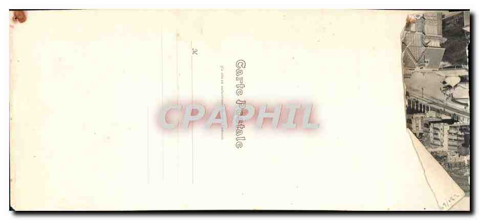 CPA Grand Format Dieppe Le casino et la plage 36 * 14 cm — Rückseite