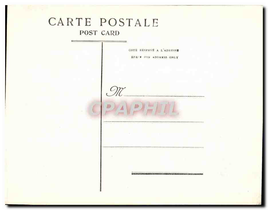 CPA Grand Format Bruxelles Monument Anspach 18 * 14 cm — Verso