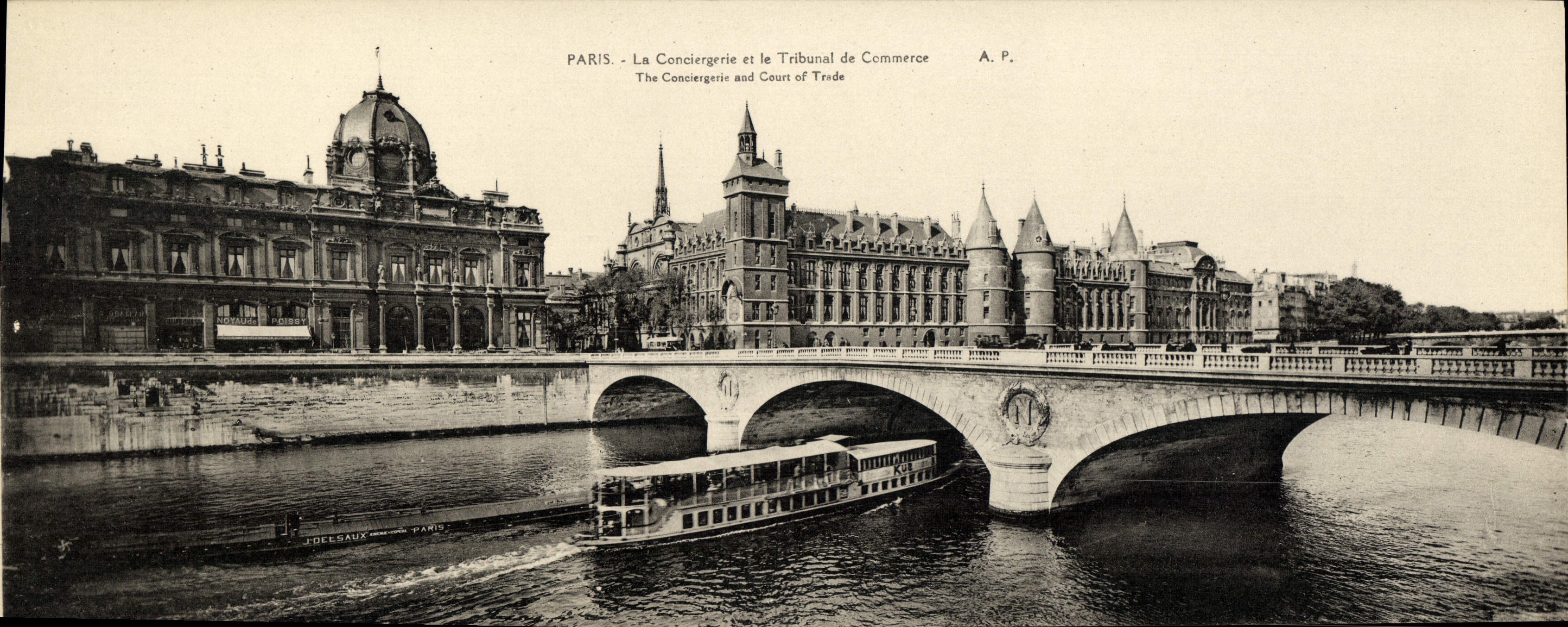 Parigi - La Conciergerie e il Tribunale del Commercio — A.P. — editore A.P.