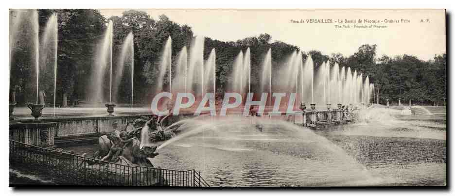 Versailles - Le Bassin de Neptune - Grandes Eaux - A.P.