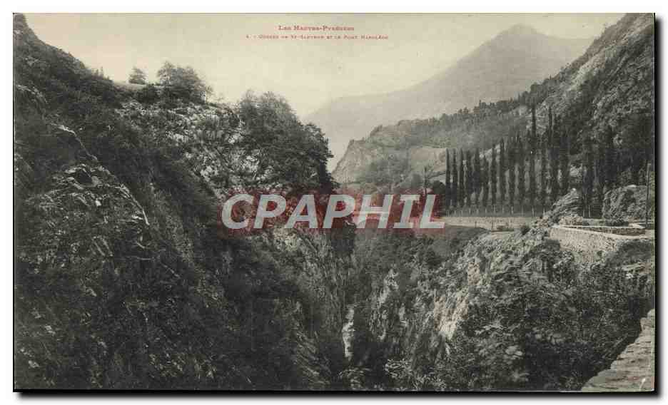 Les Maures-Pyrénées — Gorges de St-Larys und der Pont Hilaire — unbekannter Verlag, Seriennummer 4