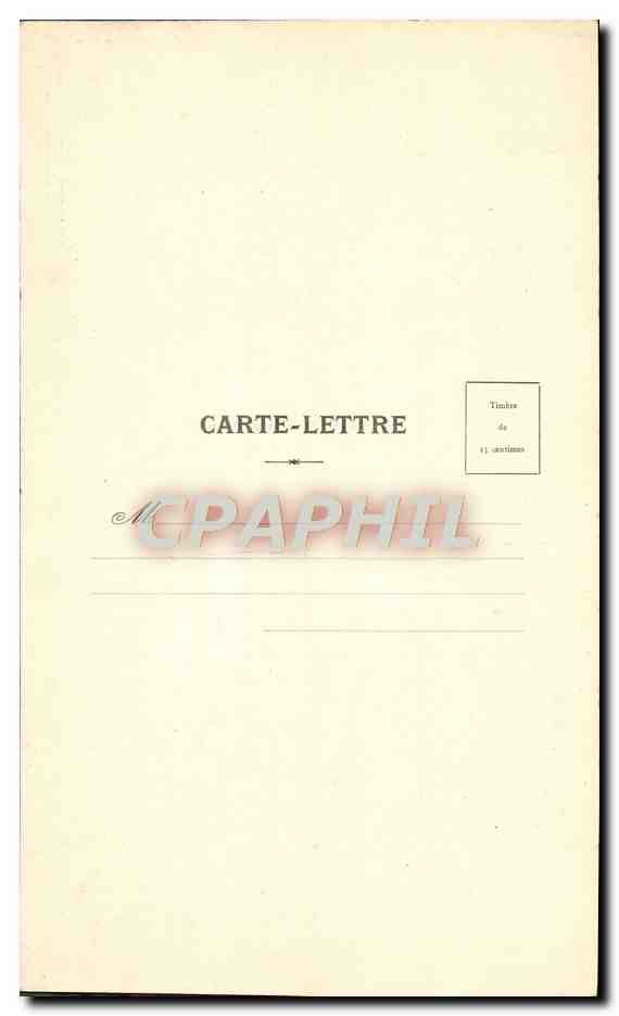 Les Hautes-Provence — Oufre et La Pallia au Début de l'Automne — Carte-Lettre — Rückseite