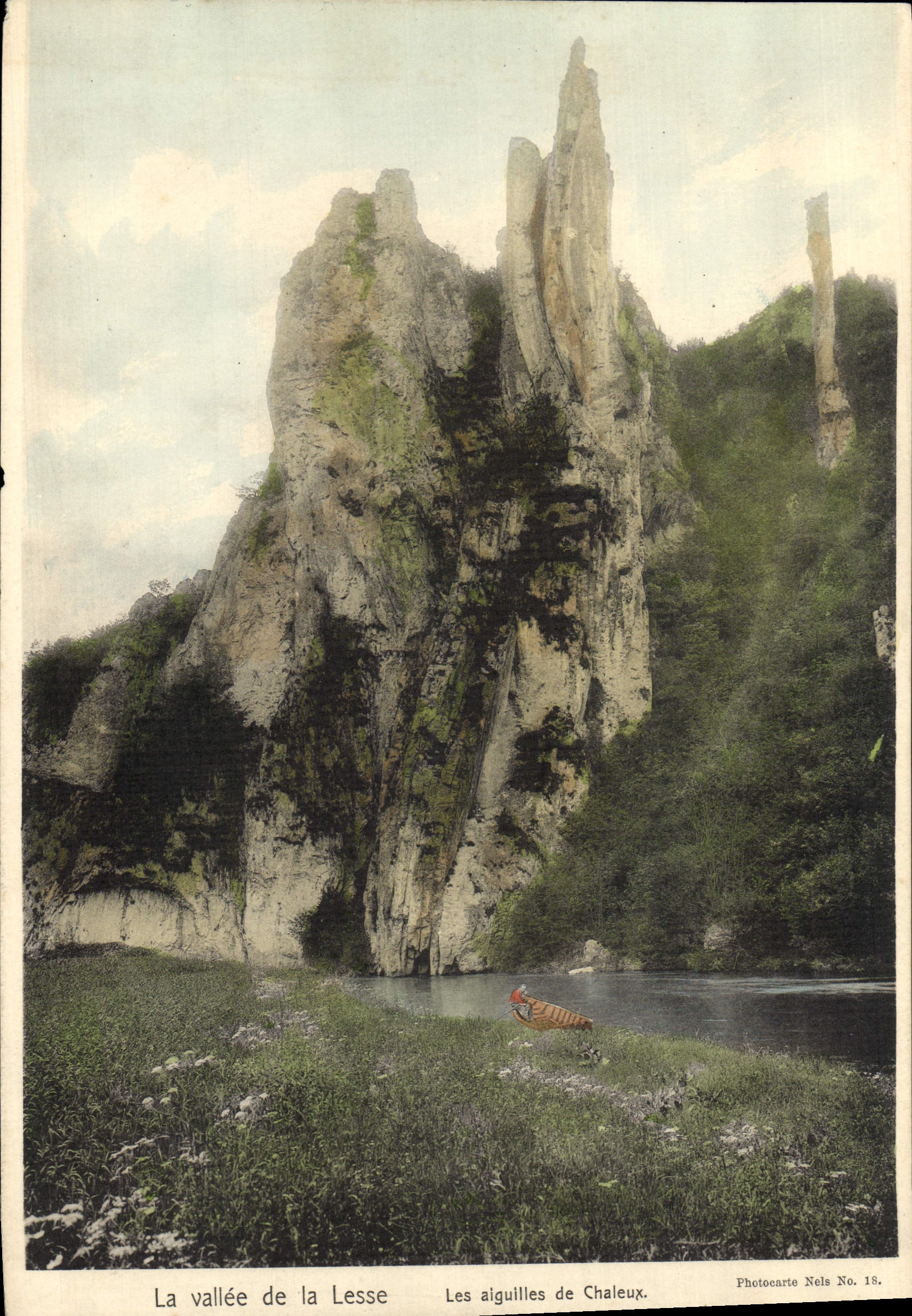 CPA Grand Format La Vallee de la Lesse Les Aiguilles de Chaleux 14.5 * 21 cm