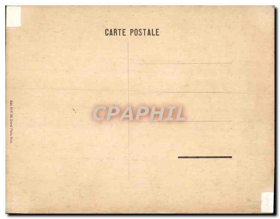 CPA Grand Format Bruxelles Palais de Justice Panorama 18 * 14 cm — Rückseite