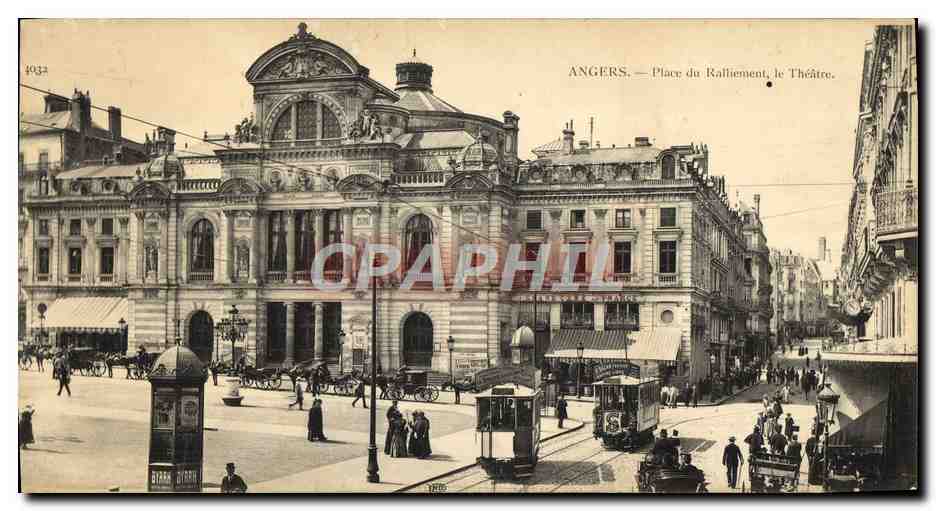 Angers — Place du Ralliement, le Théâtre — Carte Panorama