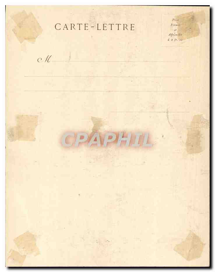 CPA Grand Format Chateau de Chambord Facade septentrionale 18 * 14 cm — Verso
