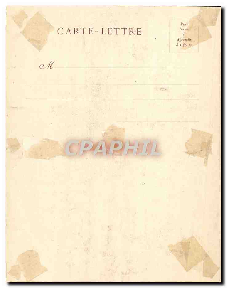 CPA Grand Format Chateau de Chambord Facade meridionale 18 * 14 cm — Verso