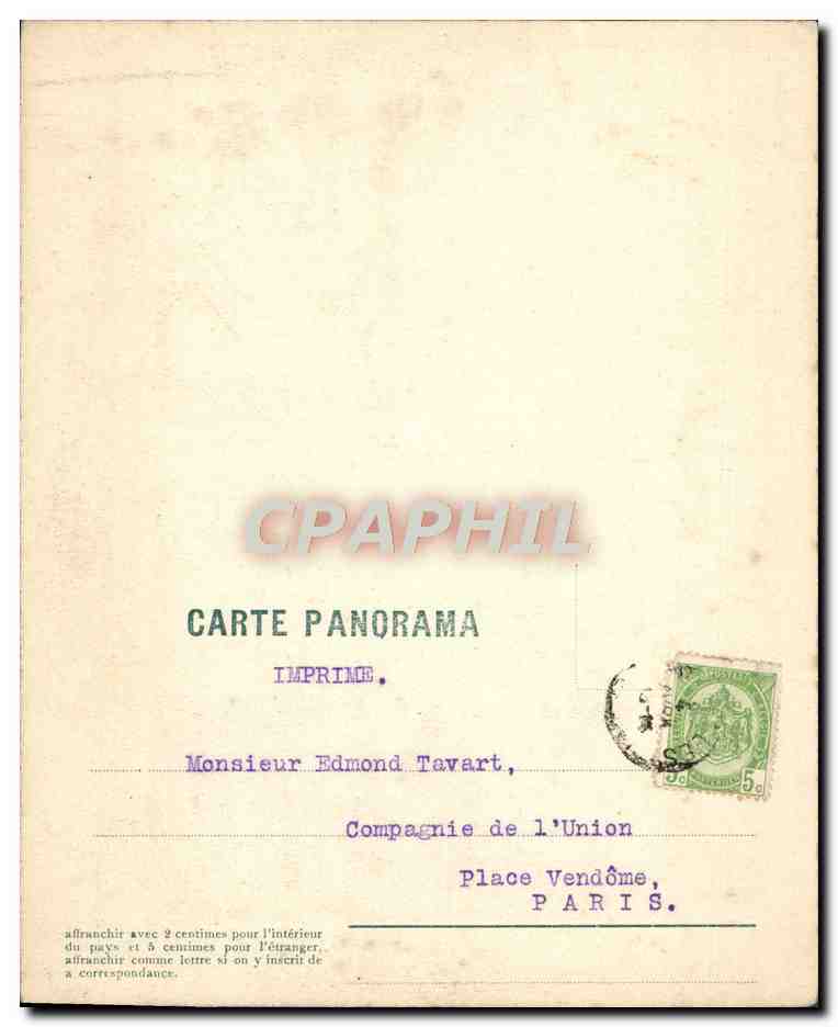 CPA Grand Format Palais De Justice Bruxelles 18 * 14 cm — Rückseite
