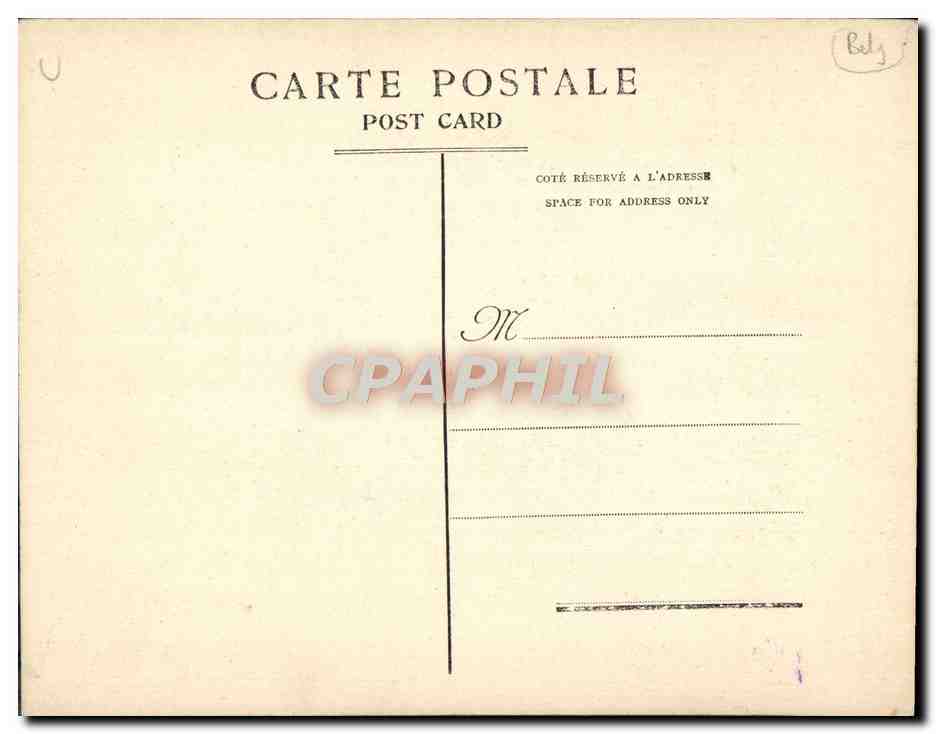 CPA Grand Format Bruxelles Eglise Ste Gudule 18 * 14 cm — Verso