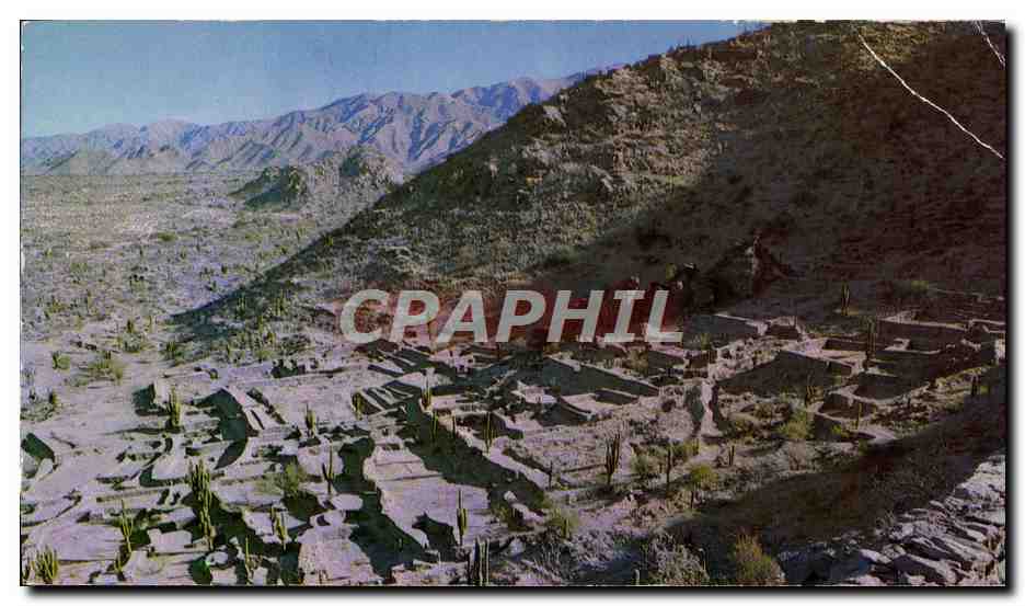 CPA Grand Format Valles Calchaquies Ruinas de la Antigua Ciudad de los Quilmes 18 * 10 cm
