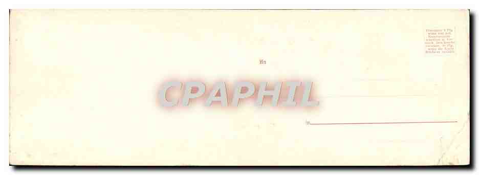CPA Grand Format Gruss Aus Munchen 28 * 9.5 cm — Verso