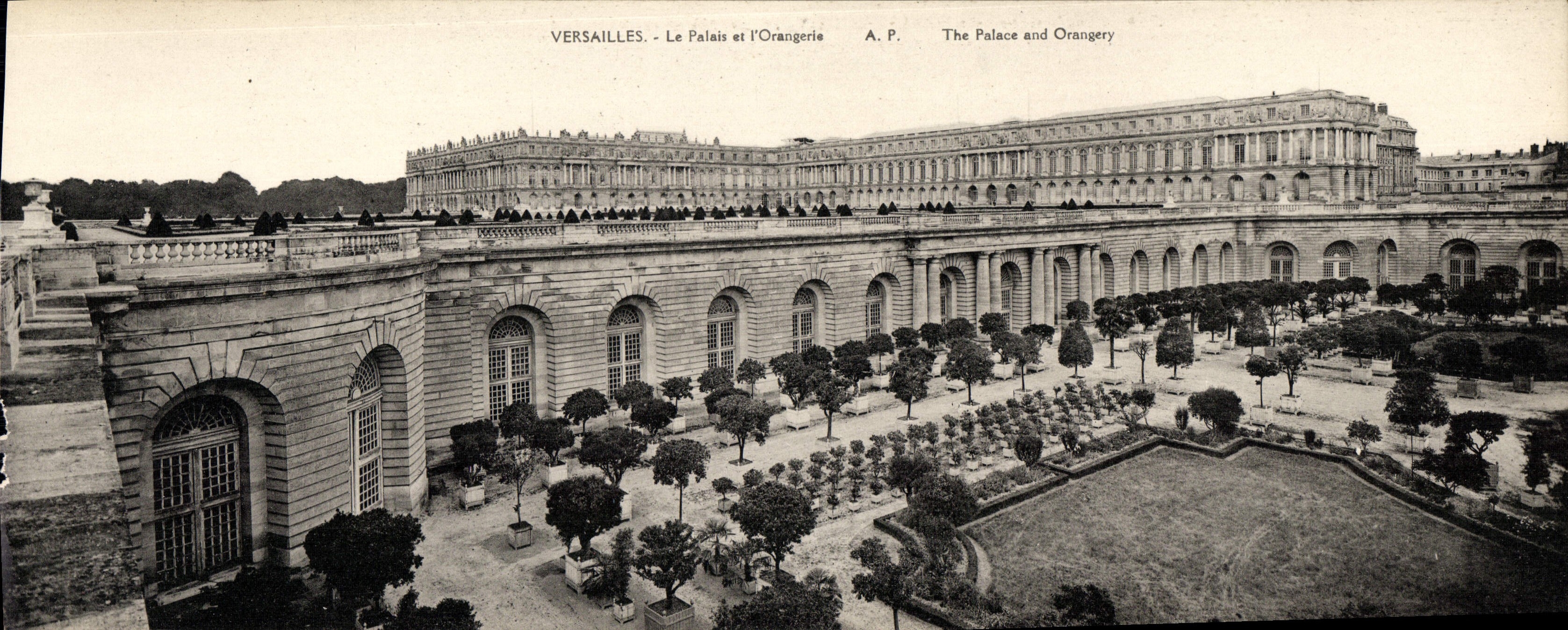 Versailles - Le Palais et l'Orangerie — A.P. The Palace and Orangery