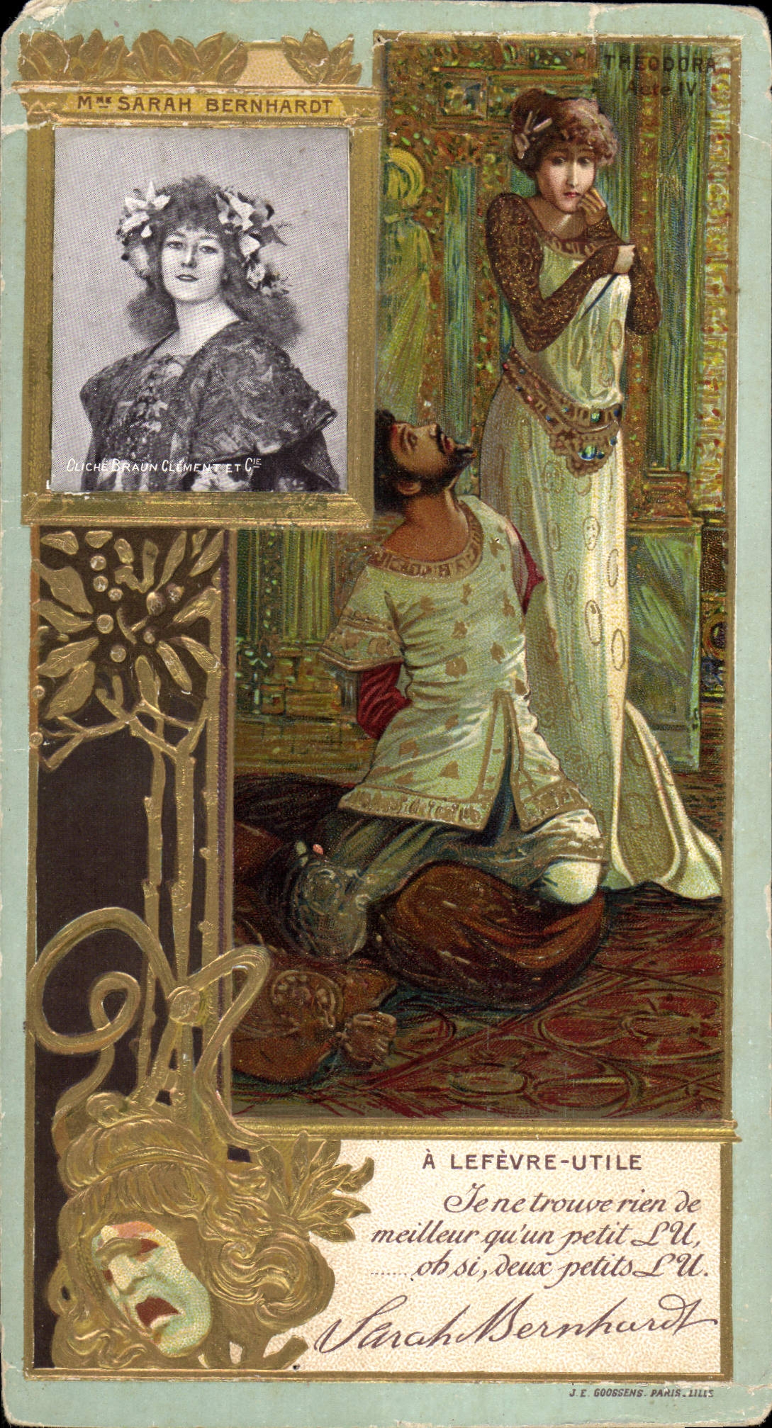 Chromo A Lefevre Utile Theodora Acte IV