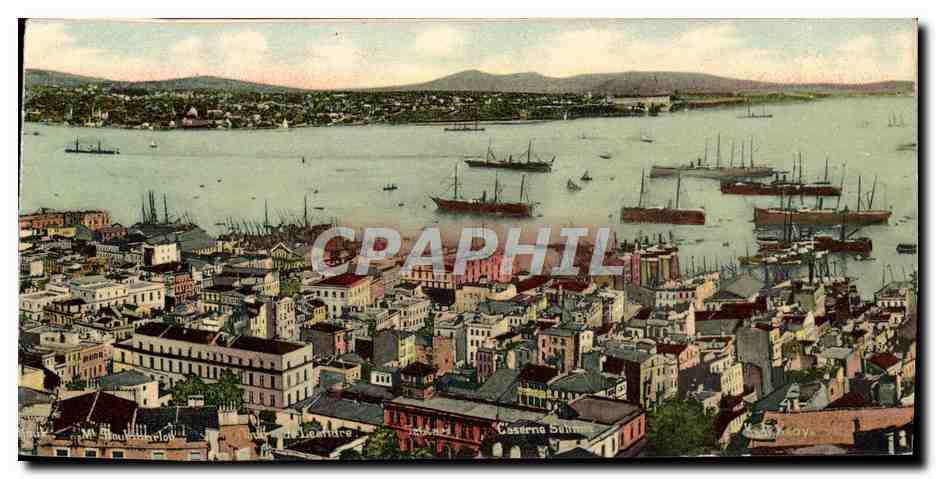 CPA en 3 volet Turquie Constantinople — Verso
