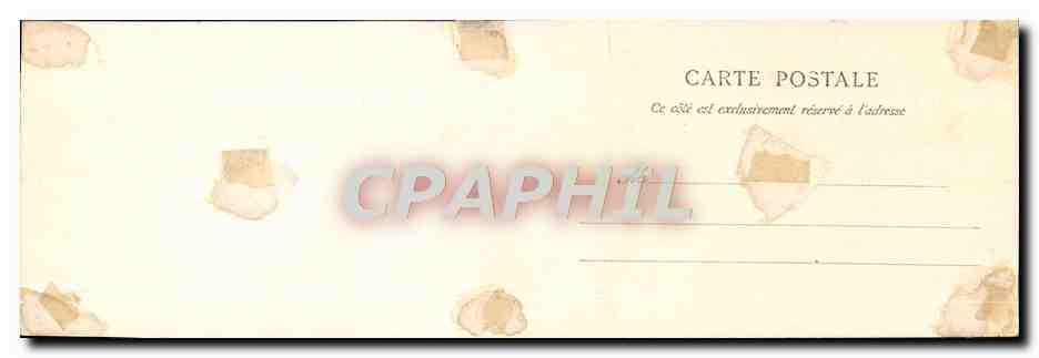 CPA Grand Format Orleans Panorama 28 * 9 cm — Verso