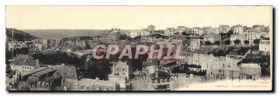 Grainville — Pełny widok z kościoła św. Pawła — CRAPHIL — Rewers