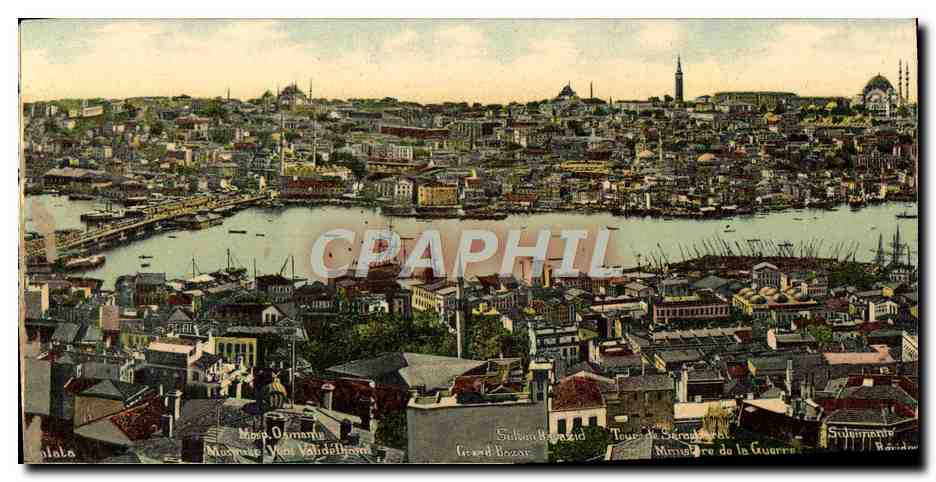 CPA Grand Format en 3 parties Turquie