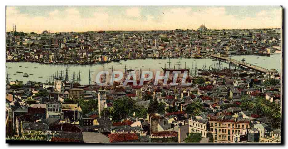 CPA Grand Format en 3 parties Turquie — Verso