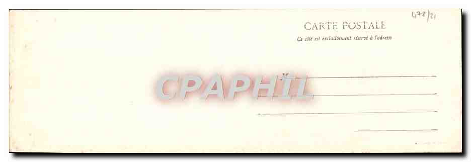 CANNES - Boulevard de la Croisette — vue panoramique — éditeur CPAPHIL, n° 1184 — Verso
