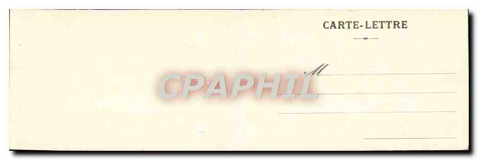 CPA Grand Format Vue Generale De La Harrar 28 * 11 cm — Rückseite