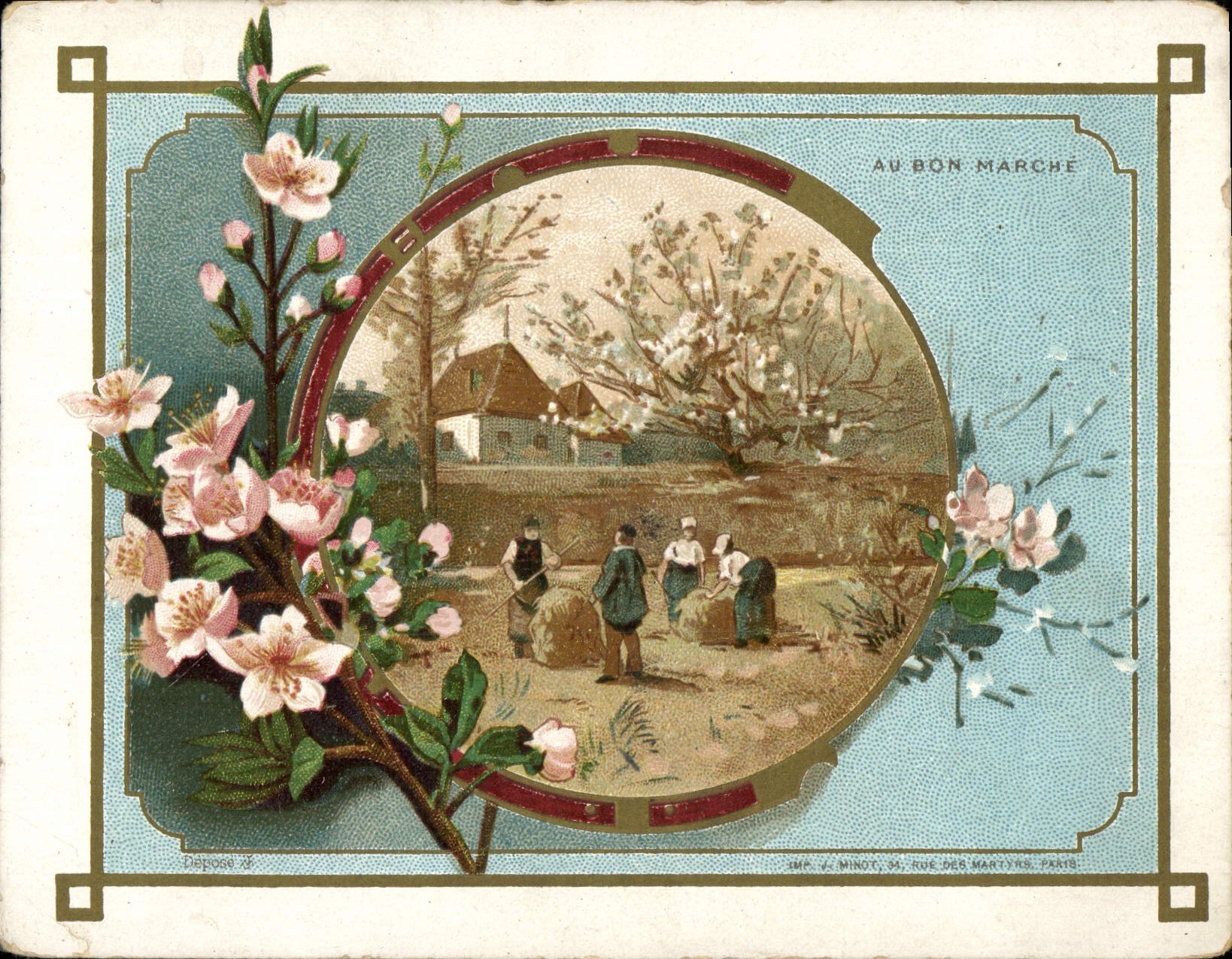 Au Bon Marché — Paris — Imp. A. Minot, 34, rue des Martyrs, Paris