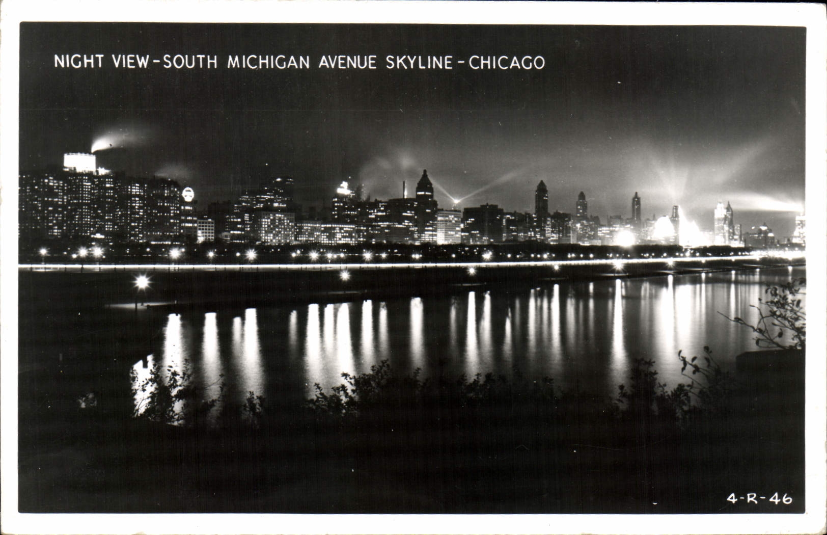 CPA Night View South Michigan Aveue Skyline Chicago