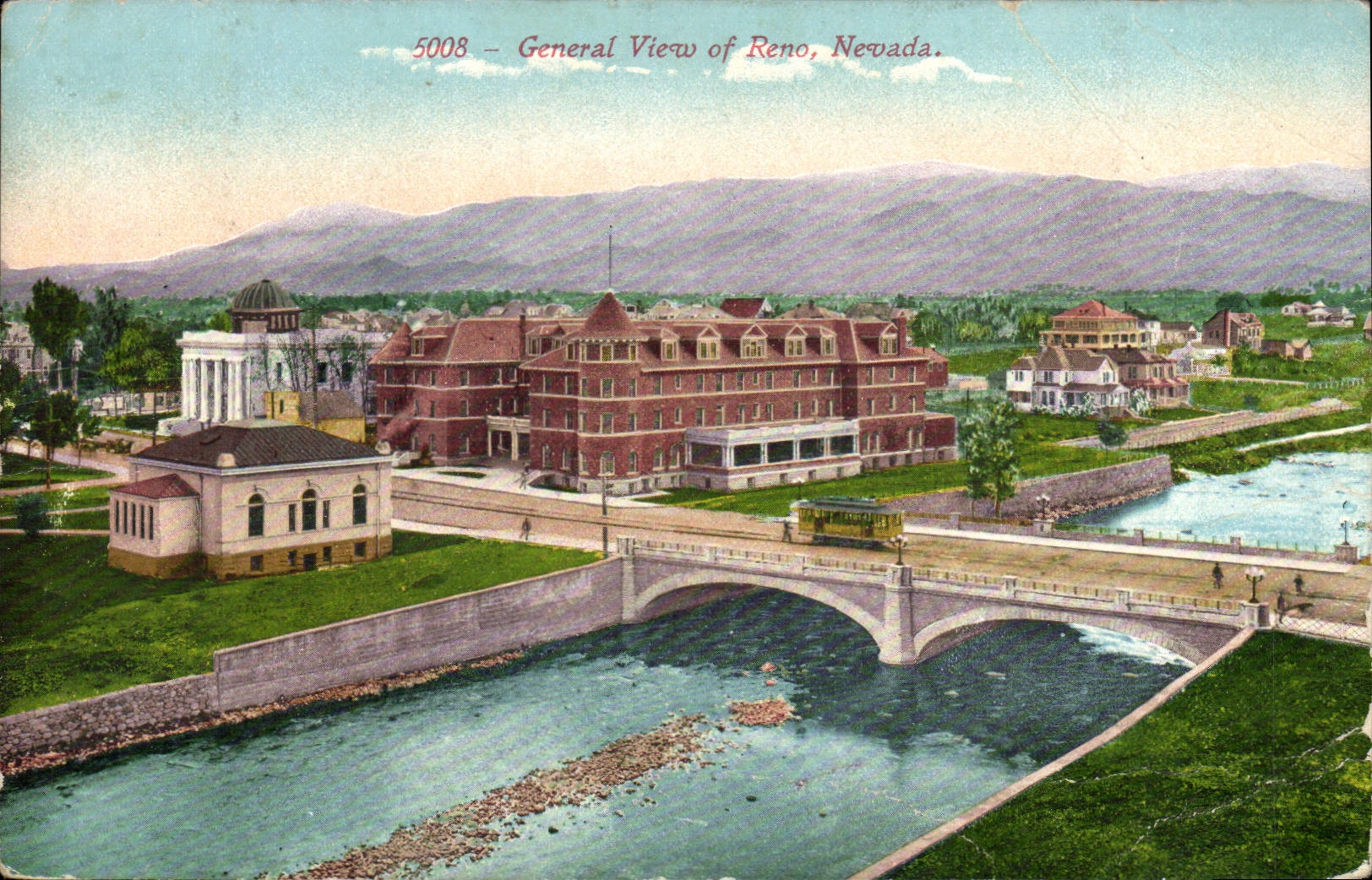 CPA General View Of Reno Nevada