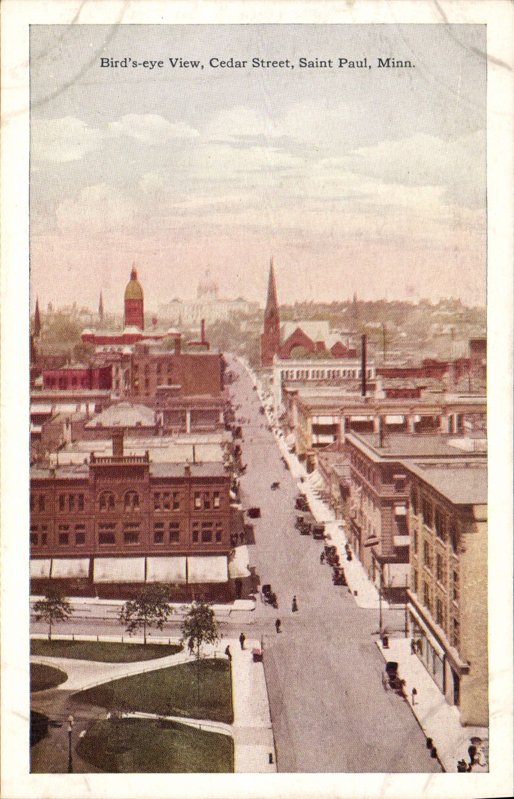 CPA Bird's Eye View Cedar Street Saint Paul Minn
