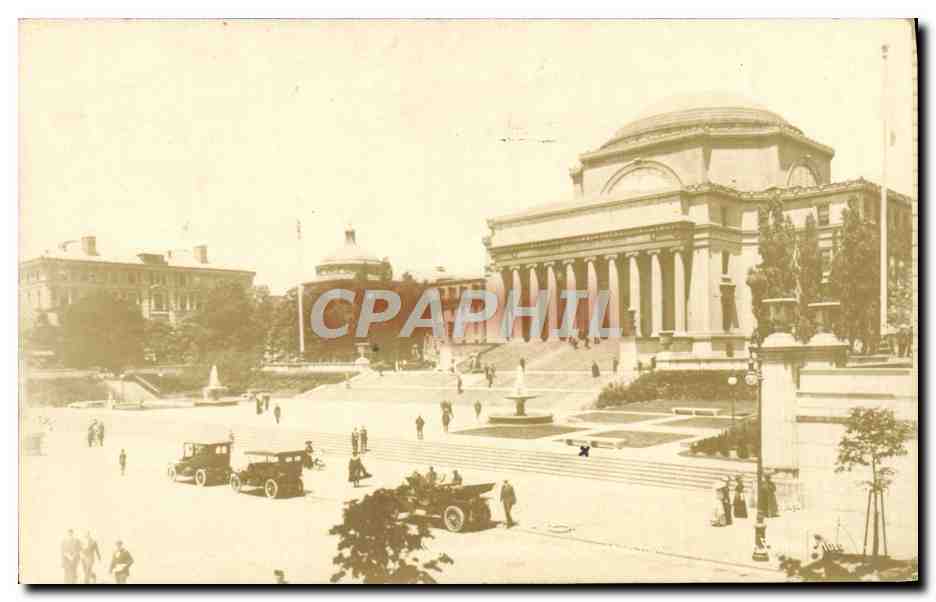 CARTE PHOTO Bibliotheque de l'universite de Columbia 