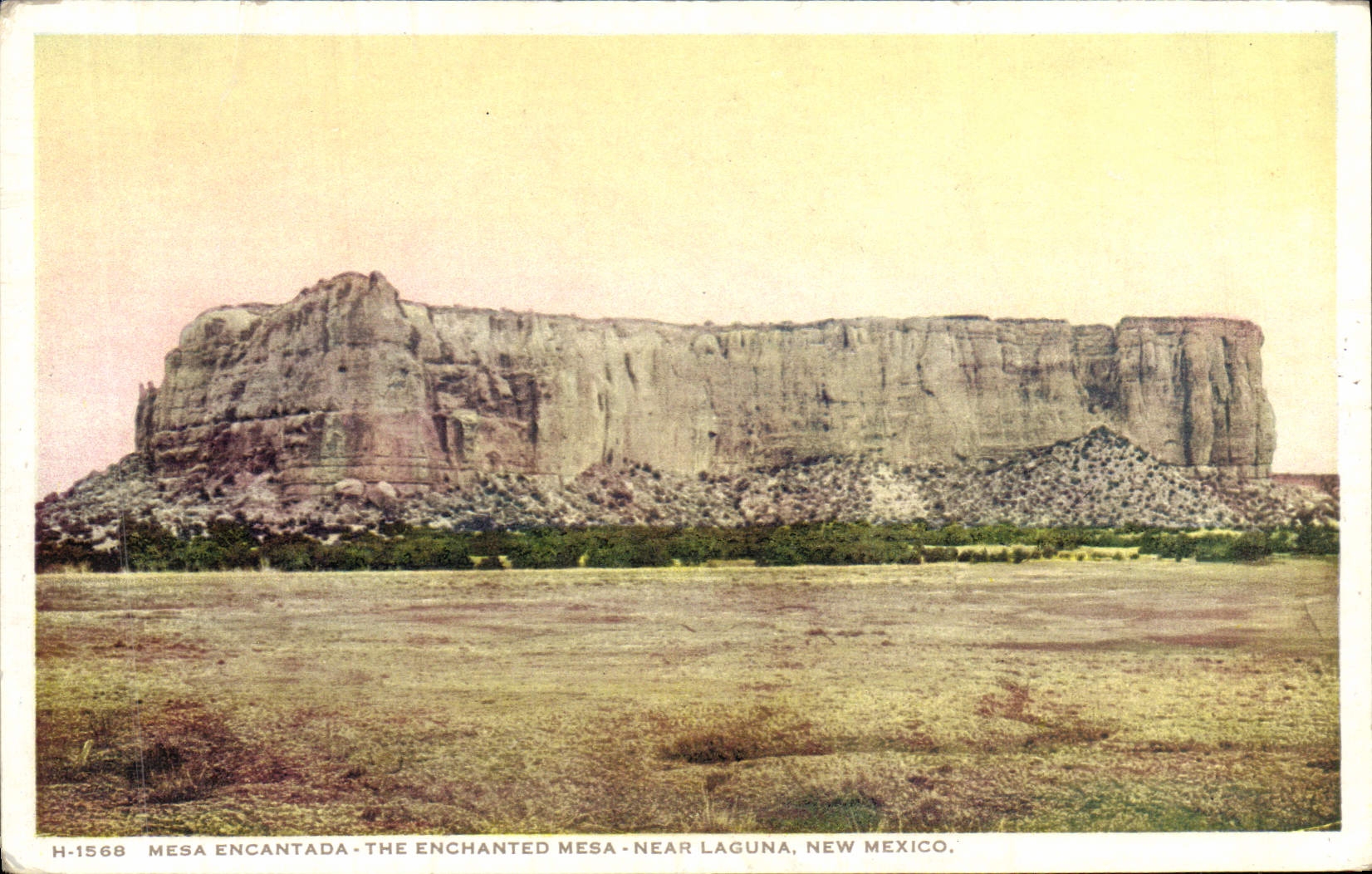 CPA Mesa Encantada The Enchanted Mesa near Laguna New Mexico