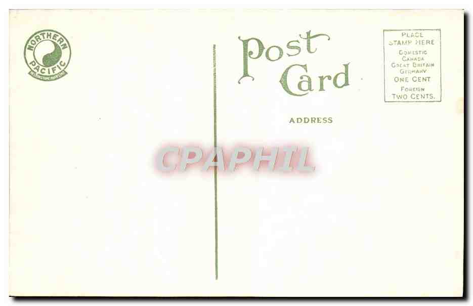 CPA Along The Banke Of The Red River Fargo N D — Back