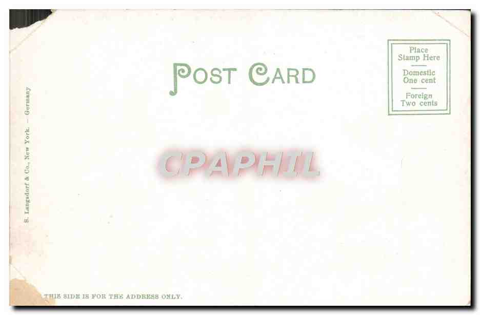 CPA N Y N H H Station Capitol Providence R I — Rückseite