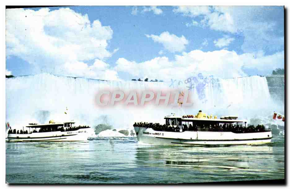 CPM Maid Of The Mist Visitors Niagara Falls 