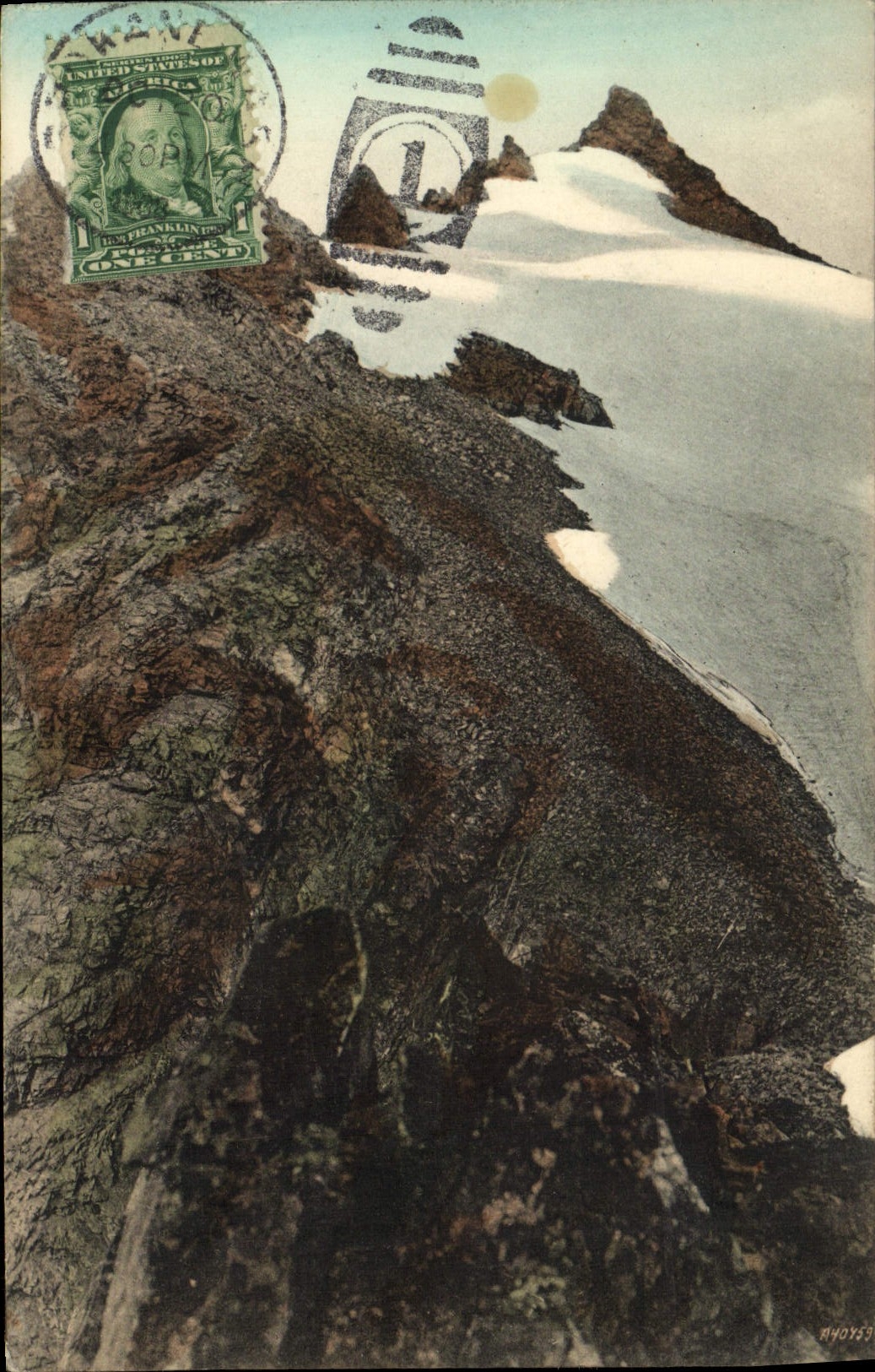 CPA Mount Sahala Highest Point Of Cascade Range Wash